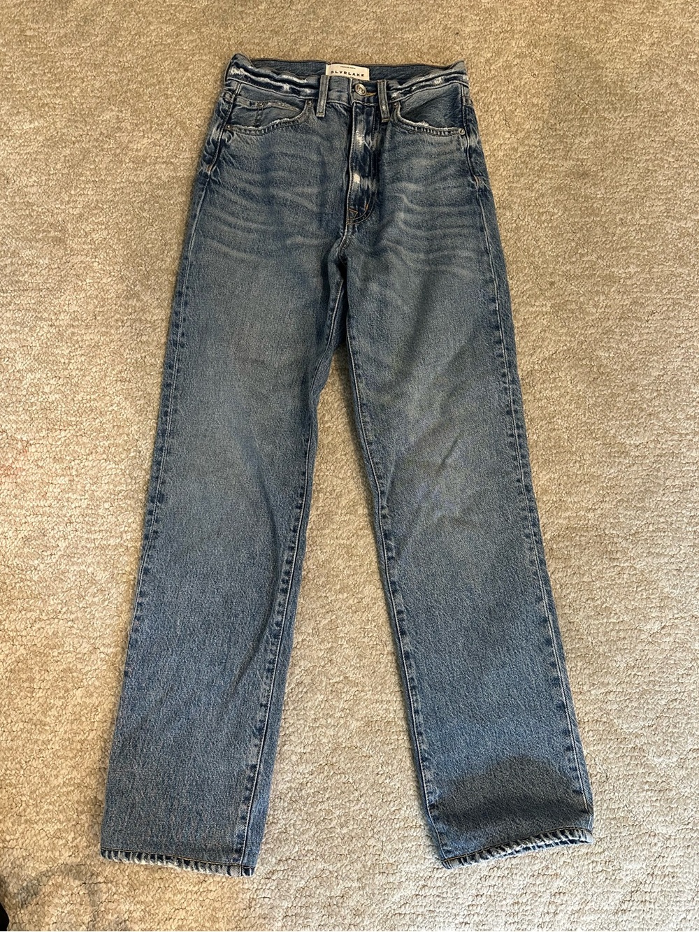 SLVRLAKE London straight leg jeans